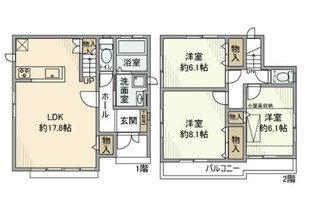 前原町1丁目戸建の物件間取画像